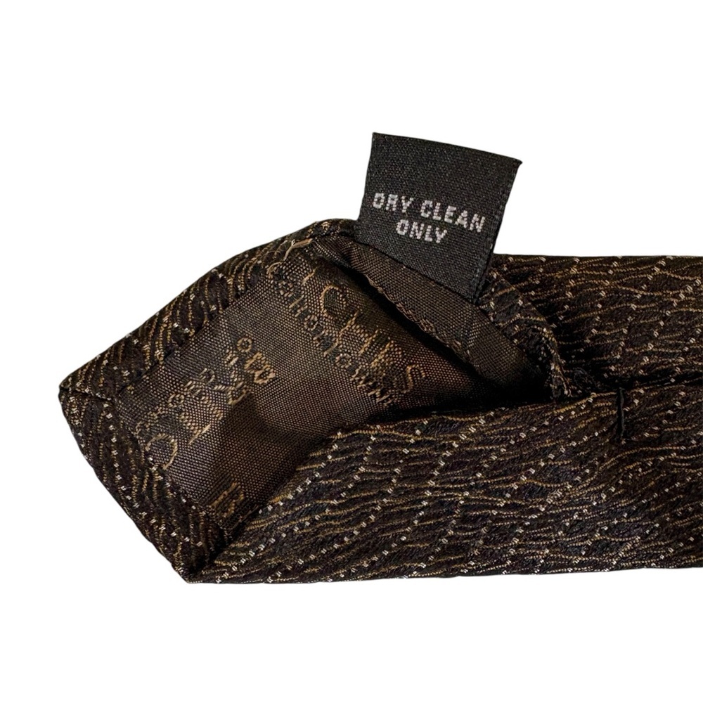 Vintage Biella Italy Britches Of‎ Georgetown Burgundy Preppy Silk Neck Tie - Picture 10 of 11
